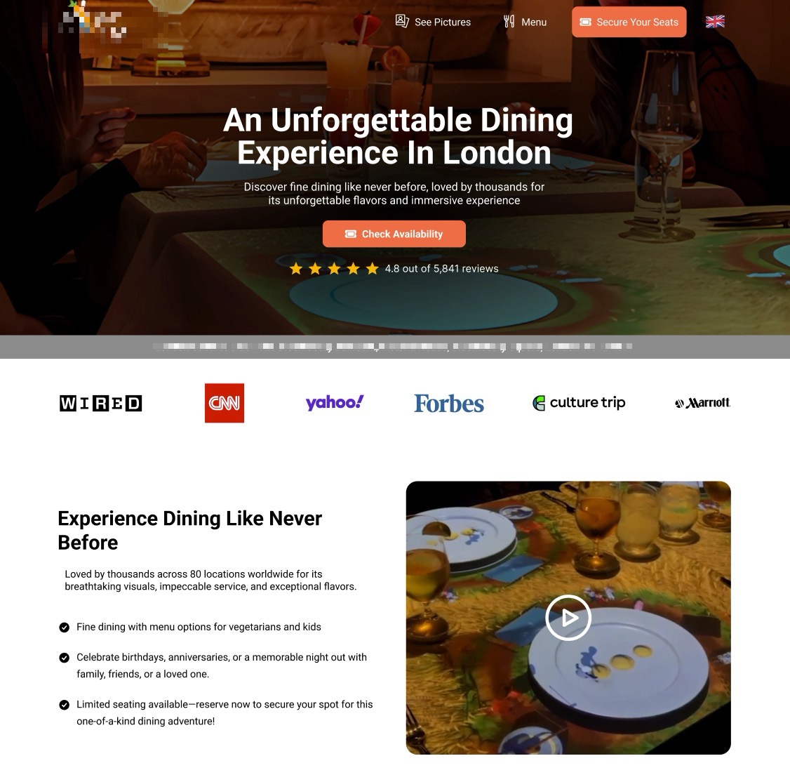 Location page — Figma design